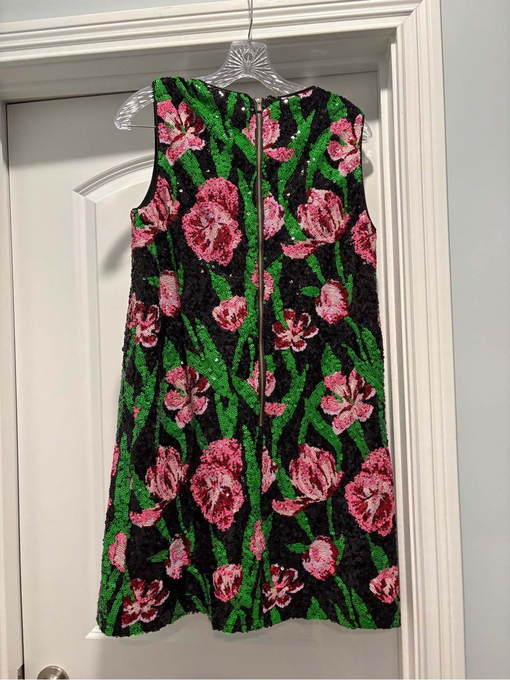 Lilly Pulitzer Sequin Floral Shift Dress - Picture 5 of 6